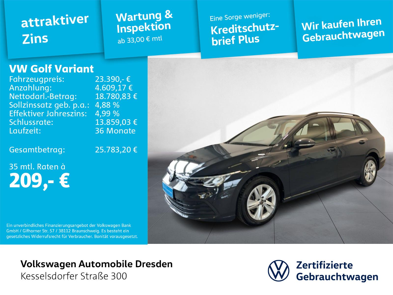 Volkswagen Golf VIII Variant  2.0 TDI DSG Life ACC LED Navi