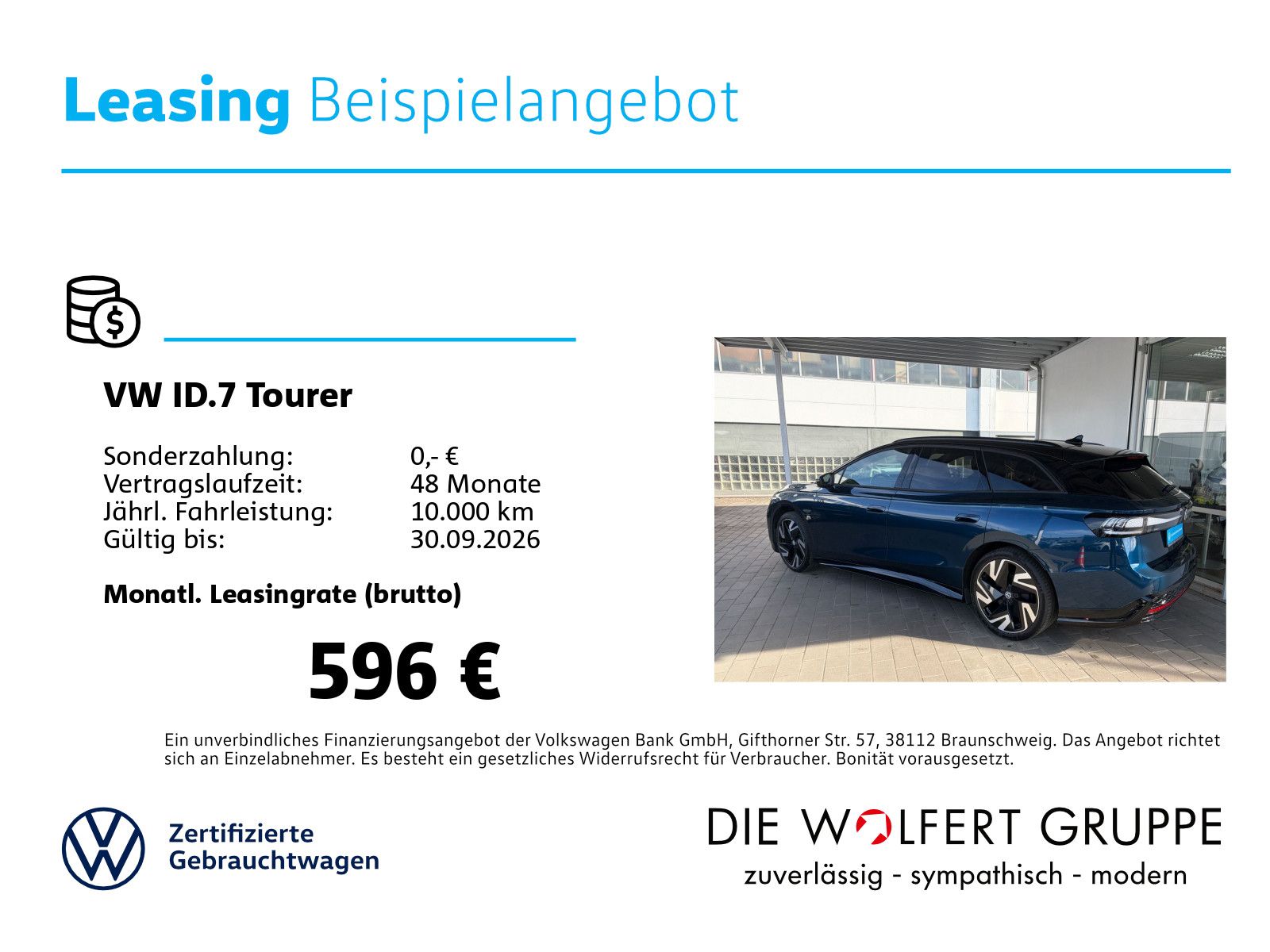 Volkswagen ID.7 Tourer GTX 4M PANO AHK WÄPU DCC 360° RFK foto 3