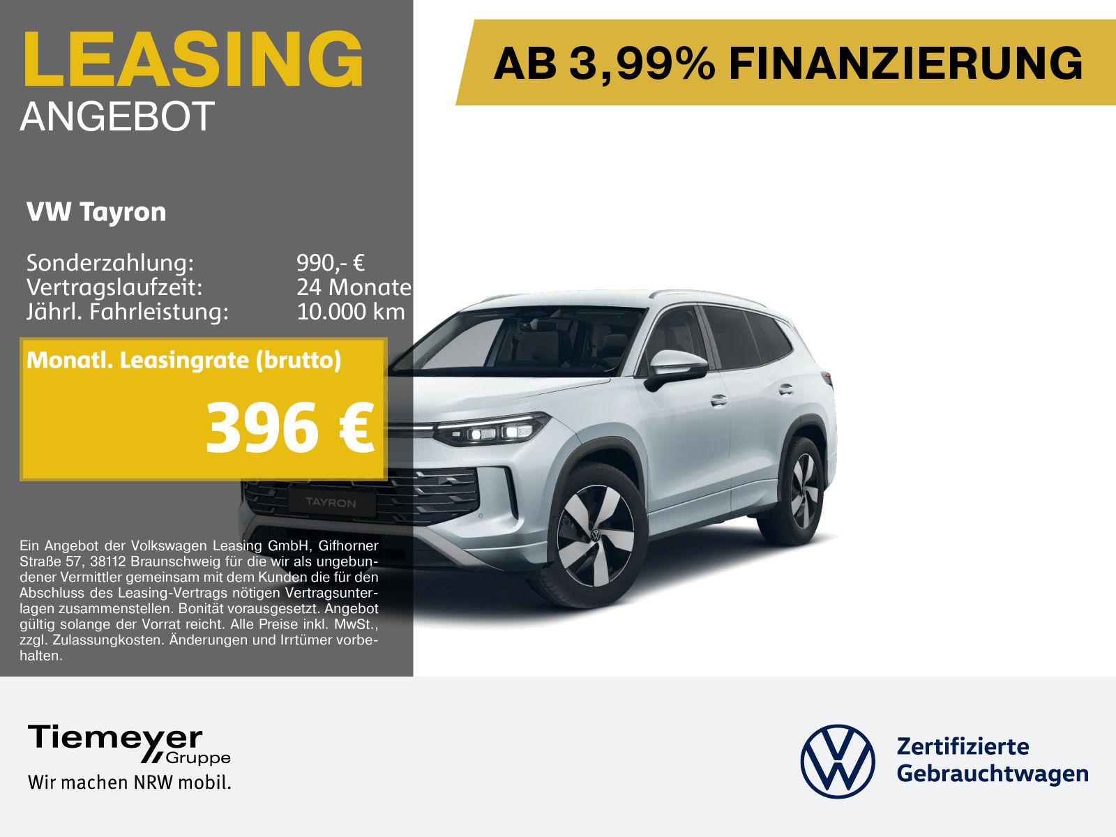Volkswagen Tayron 2.0 TDI ELEGANCE LEDER STHGZ ASSIST HuD foto 1