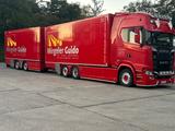 Scania S650 Highline Tandem Kühlkoffer - Tieflader Tandem
