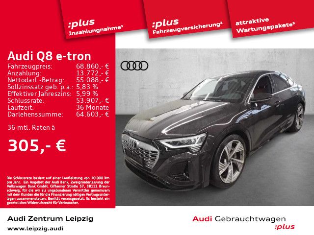 Audi Q8 e-tron Sportback 55 S line *Matrix*HuD*B&O*