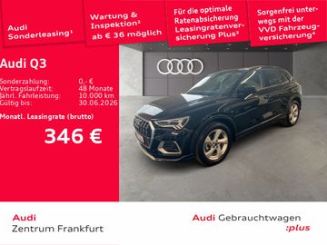 Audi Leasingangebot: Audi Q3 35 TDI advanced S tronic LED NAVI AHK