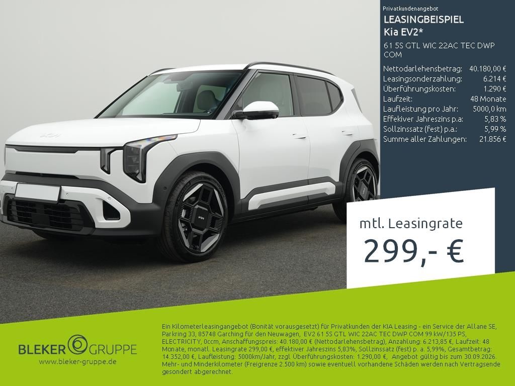 Kia EV2 61 5S GTL WIC 22AC TEC DWP COM