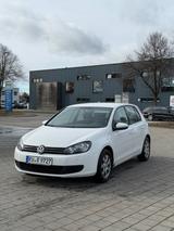 Volkswagen Golf 6  Weiß 10/2009  Scheckheftgepflegt  TÜV - Volkswagen Golf: Weis