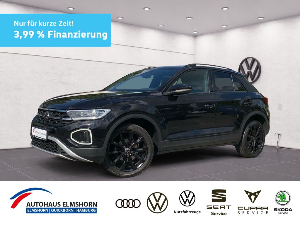 T-Roc Style 1.0 TSI KAMERA APP BLACK LED