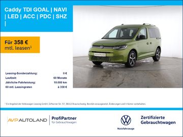 Volkswagen Leasingangebot: Volkswagen Caddy TDI GOAL | NAVI | LED | ACC | PDC | SHZ |