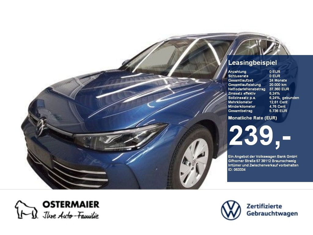 Volkswagen Passat Variant ELEGANCE 2.0TDI 150PS NP.66T AHK.