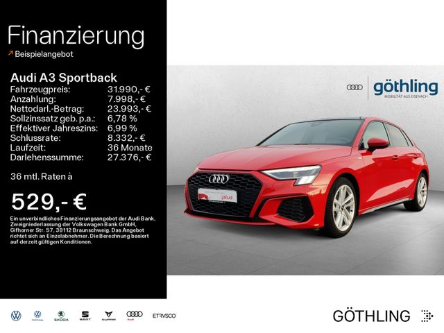 Audi A3 Sportback 35 TFSI 2x S line S tro*B&O*HUD*Pan