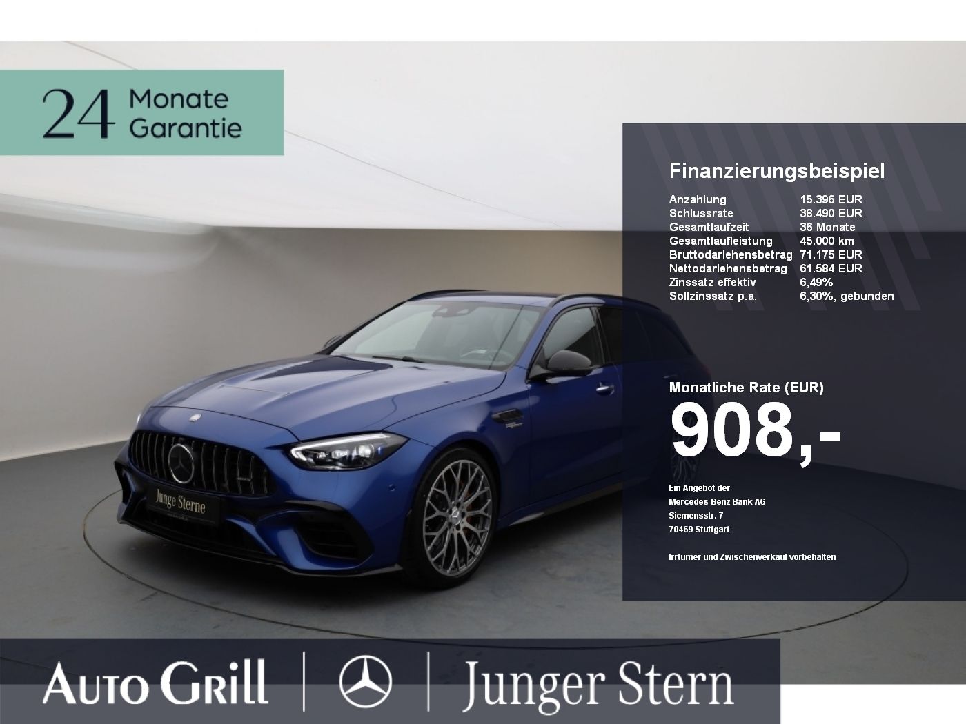 Mercedes-Benz C 63 AMG T S E Performance PerfSitz Keramik Carb