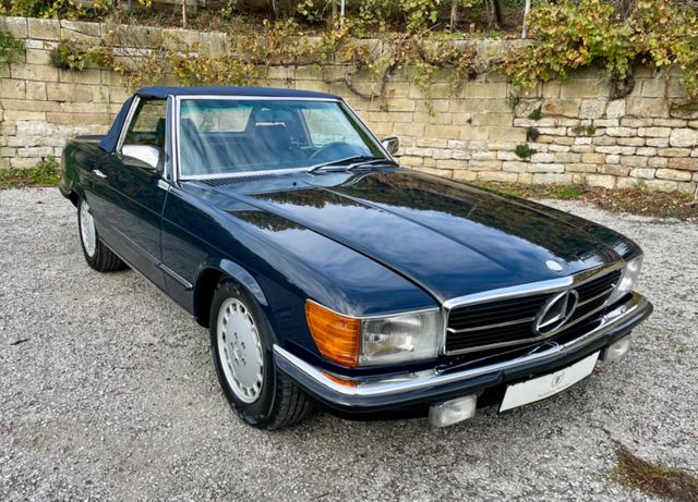 Mercedes-Benz SL 500 R107, TÜV+H-Kennzeichen neu, 904 blau !