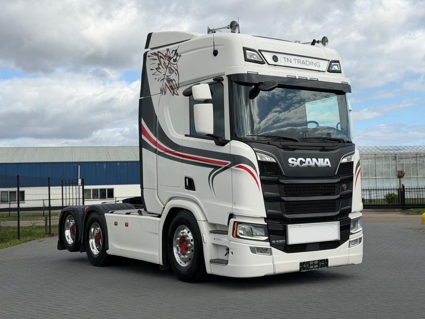 Scania R580 V8 NGS BOOGIE, KING OF THE ROAD, FULL AIR,