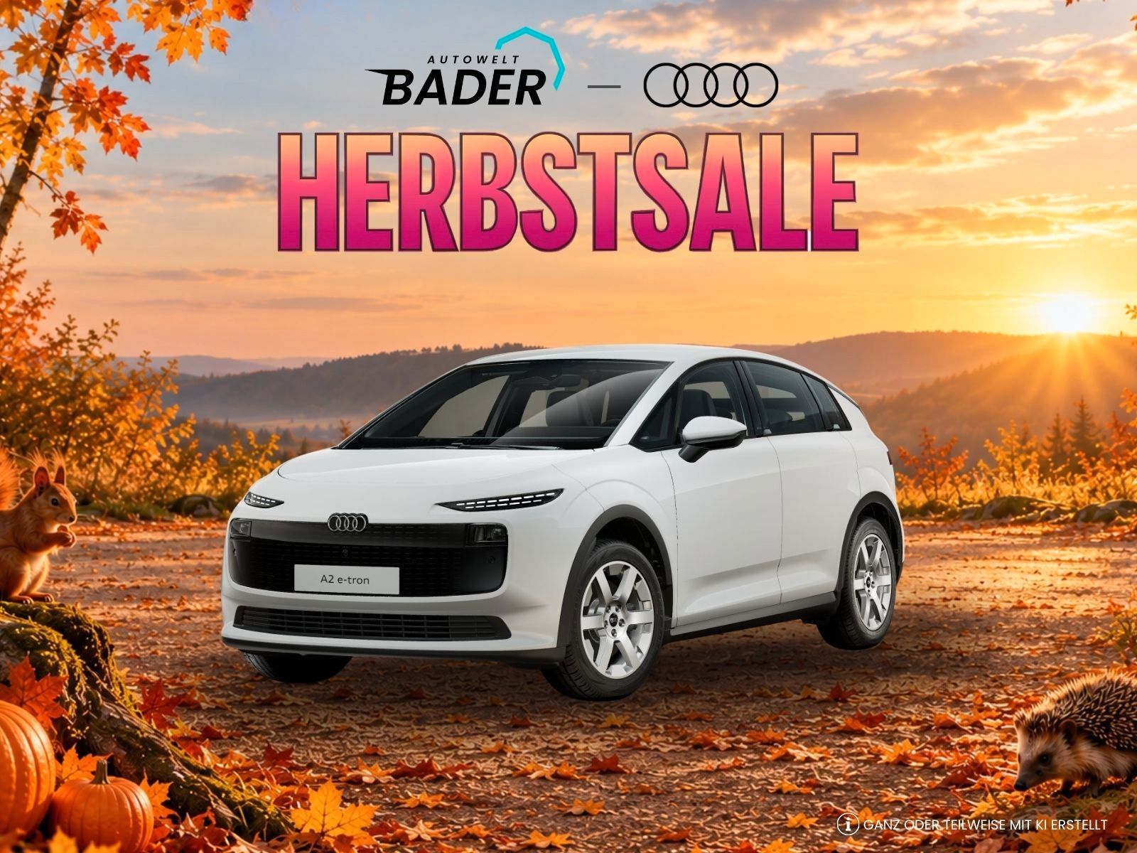 Audi A2 e-tron "Herbst-Sale" AUTOWELT-BADER!