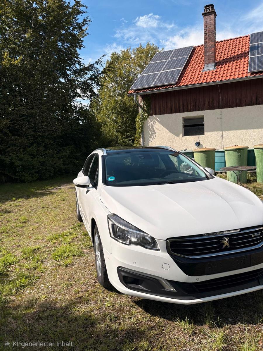 Peugeot 508 2015 — rear view