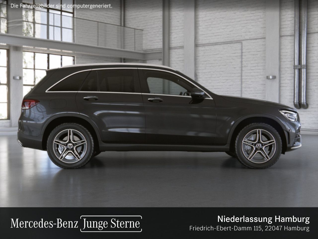 Mercedes-Benz GLC 300 de 4M AMG Navi Dist Tw Pano LED Amb AHK foto 22
