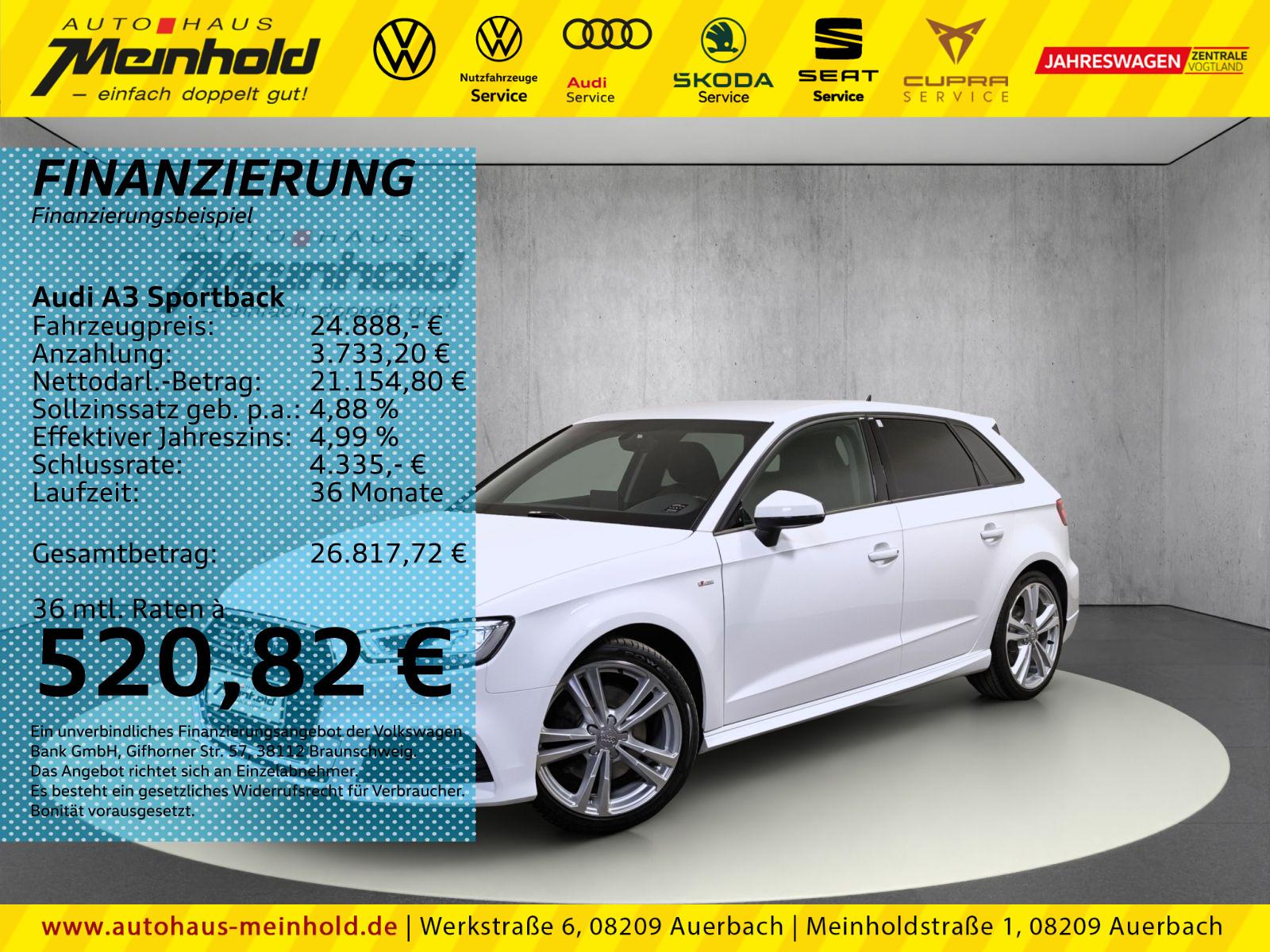 Audi A3 Sportback 40 TFSI S-Line quattro S tronic,LED