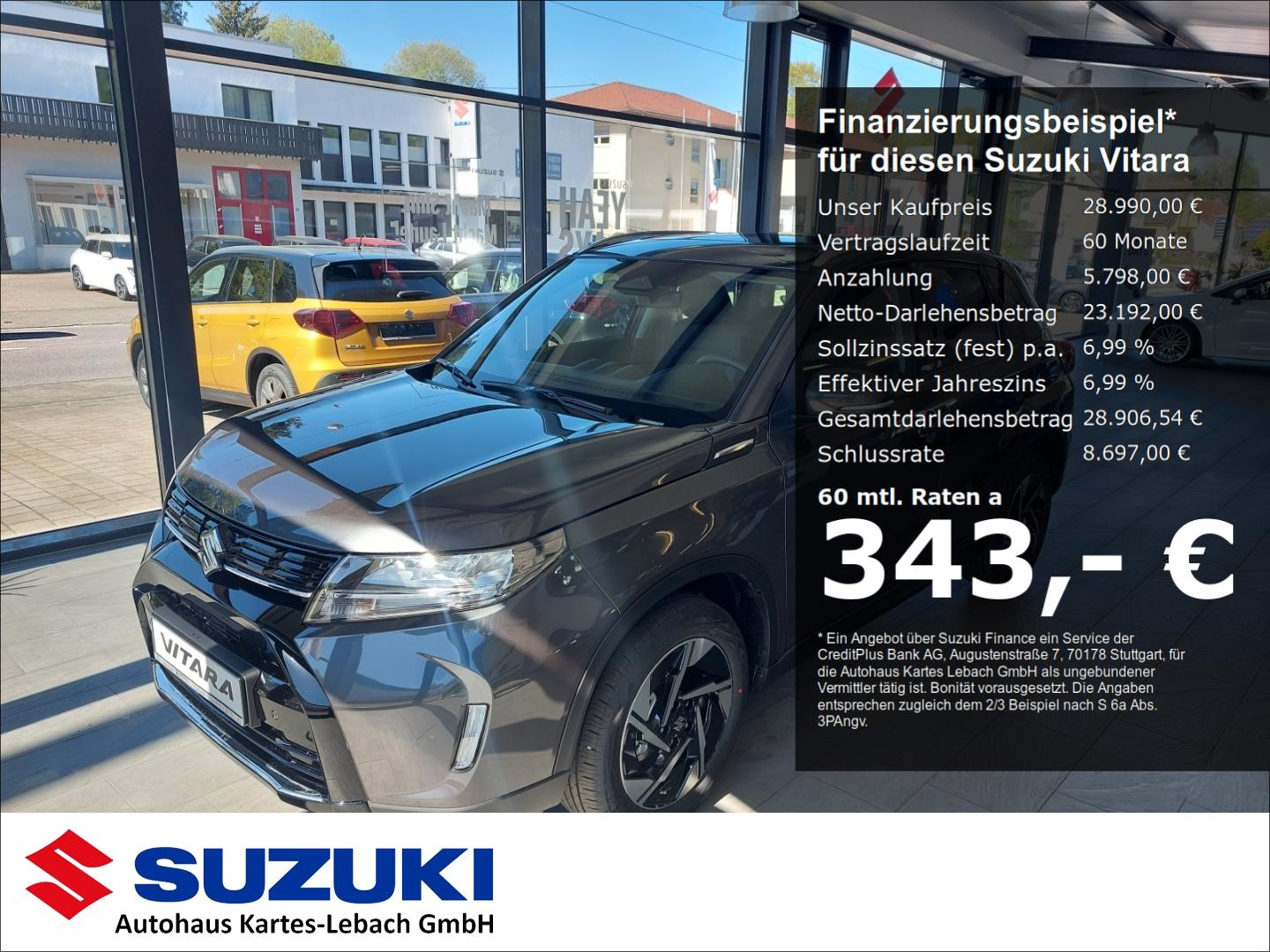 Suzuki Vitara 1.5 Hybrid Comfort+ 4x4 EU6e  Kam Panoram