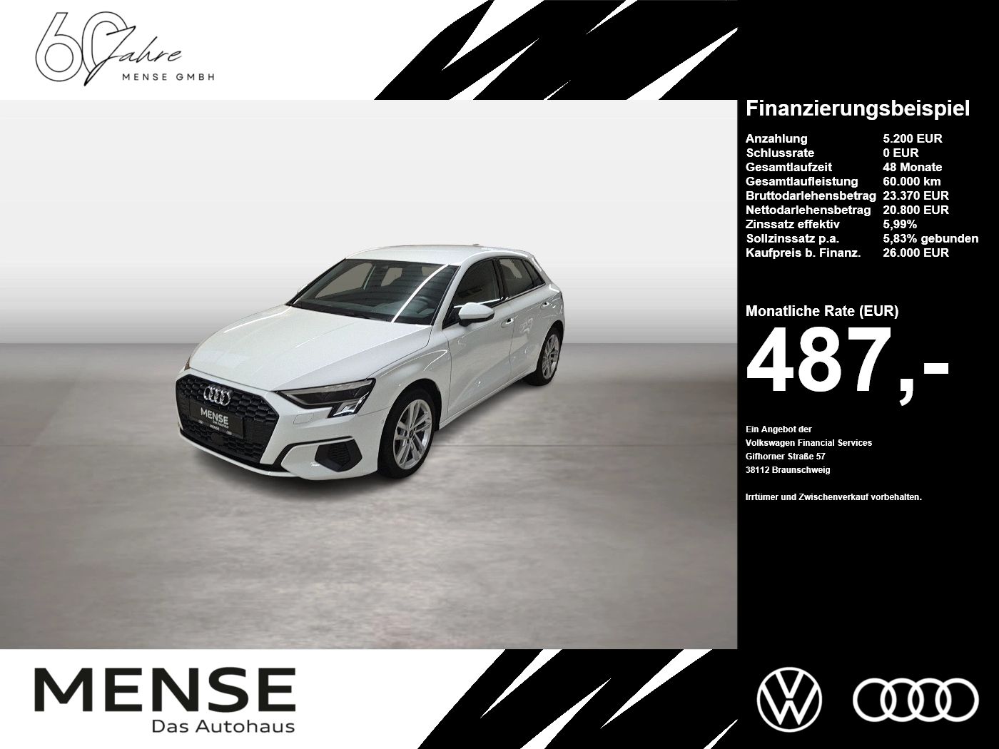 Audi A3 Sportback 35 TDI S tronic LED Navi