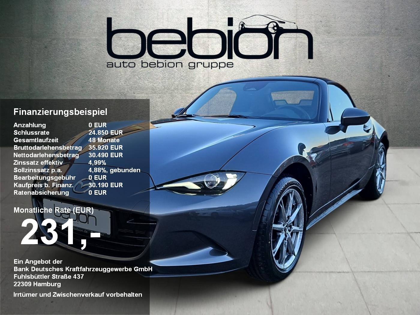 Mazda MX-5 1.5 SKYACTIV-G 131 Exclusive-Line LED PDC