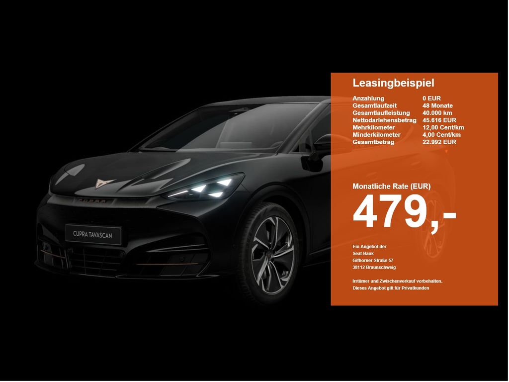 Tavascan 140 kW 58 kWh