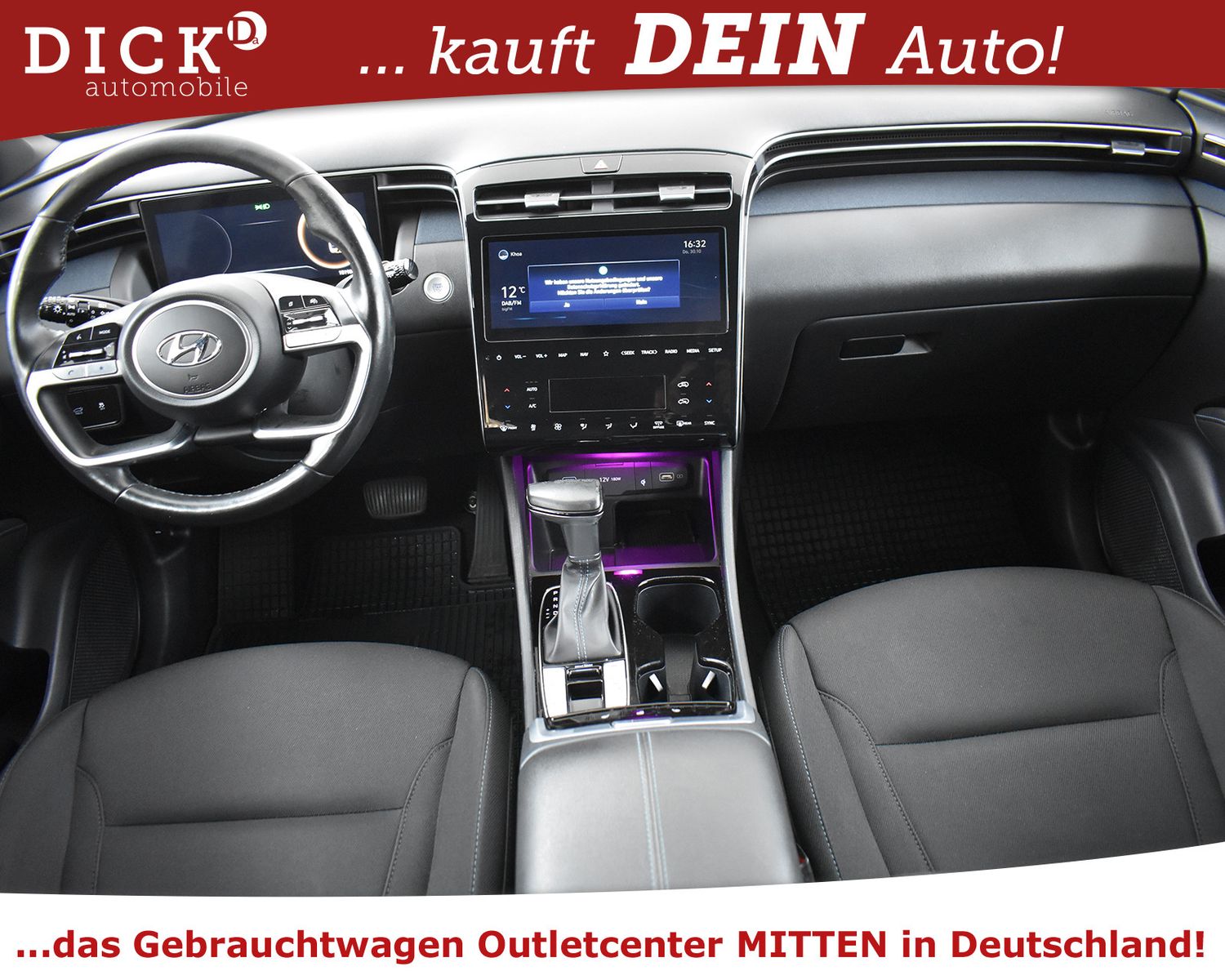 HYUNDAI Tucson 1.6 TGDI Hyb Ed 30+>NAVI+LED+SHZ+KAM+19" - Image 8