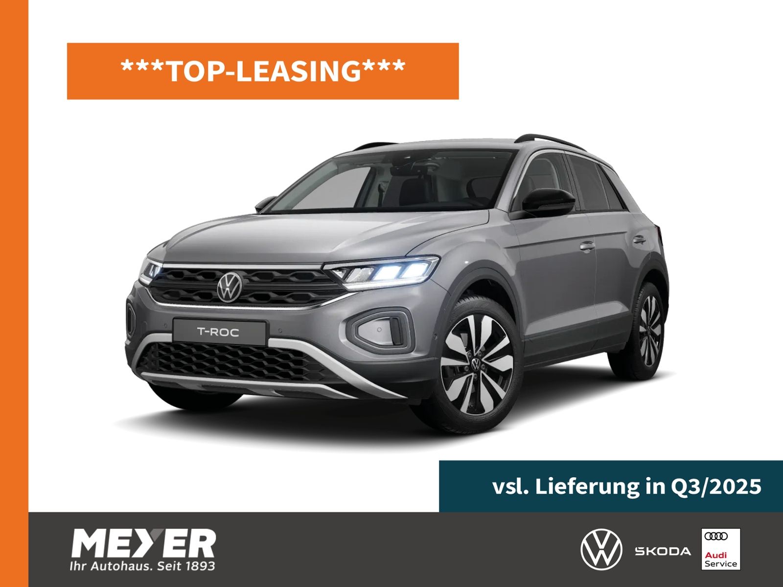 Fahrzeugabbildung Volkswagen T-Roc GOAL 1.0 TSI *Ganzjahresreifen, Sitzheizun