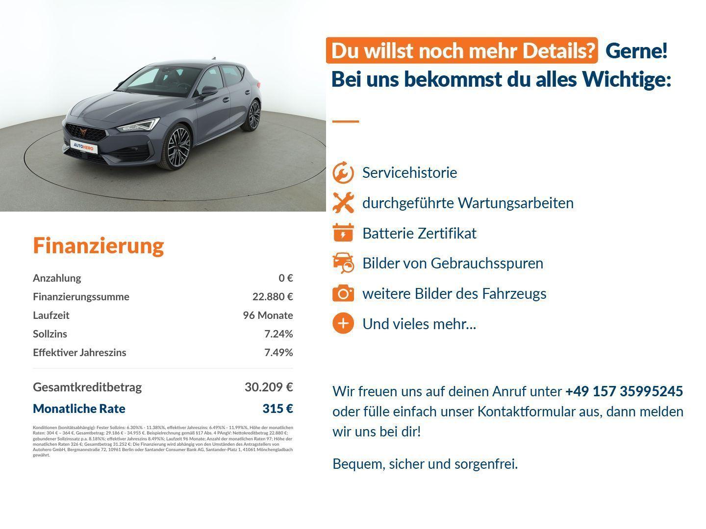 Cupra Leon 2.0 TSI VZ Aut.*NAVI*ACC*CAM*PDC*SHZ*ALU*