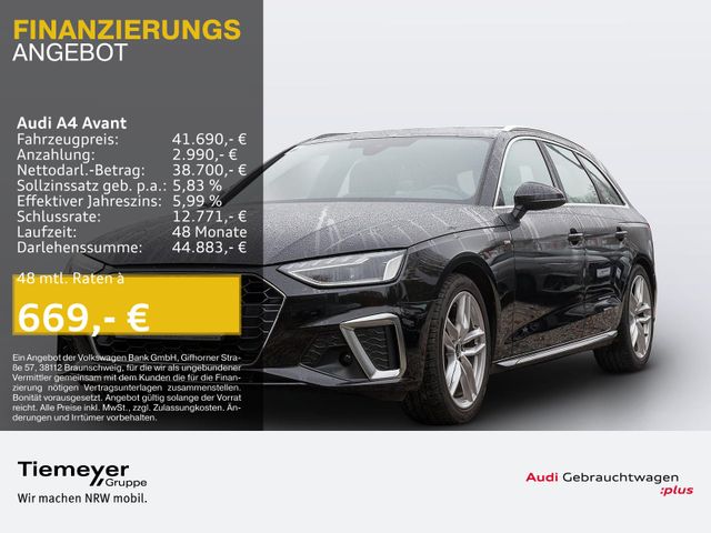 Audi A4 Avant 35 TFSI 2x S LINE LED 2xASSIST LM18