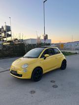 Fiat 500 Panoramadach Voll Ausstattung  - Fiat 500: Gelb