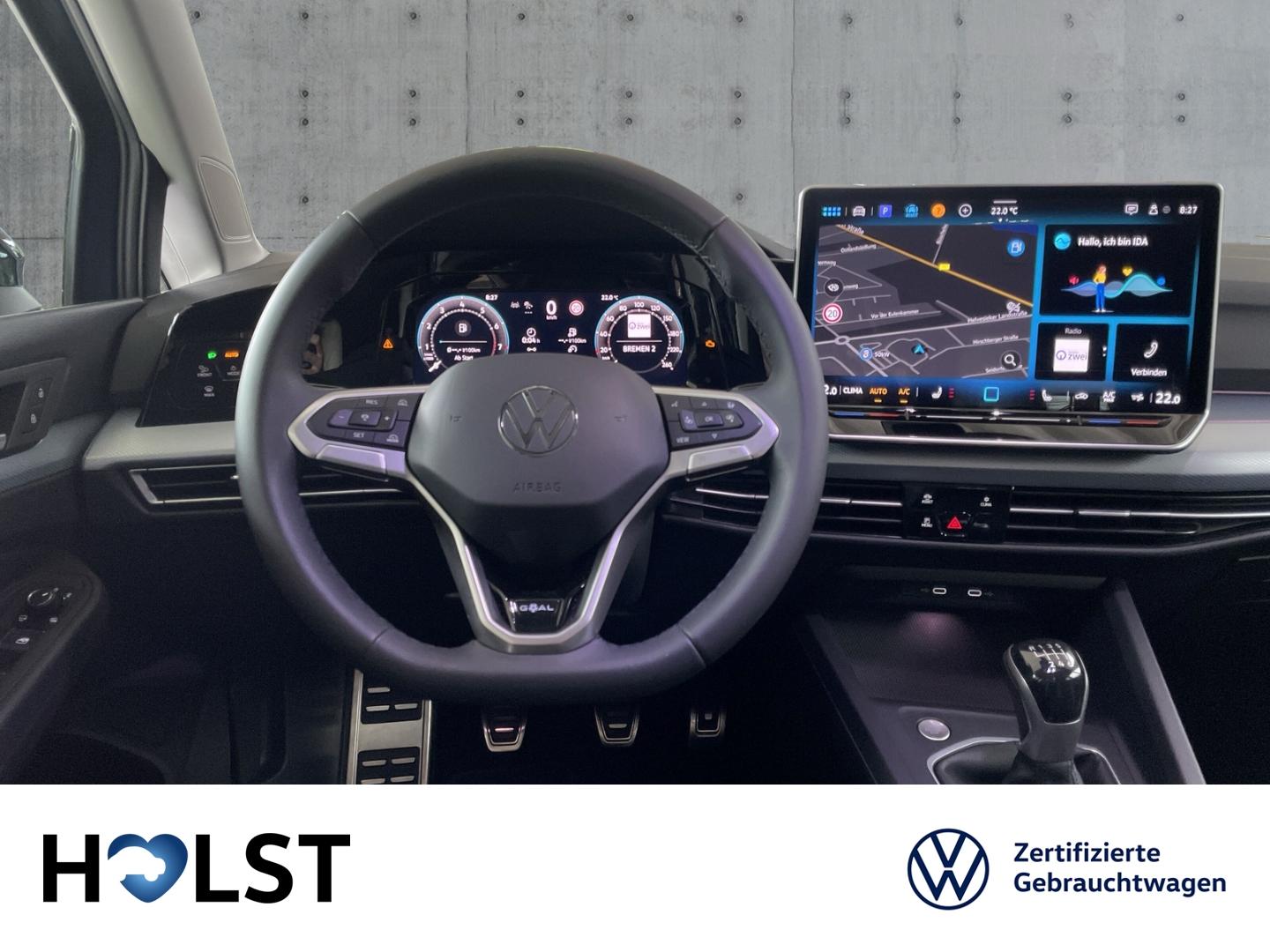 Volkswagen Golf VIII 1.5TSI GOAL LED-Plus AHK GJR RüFaKa NA, миниатюра 8