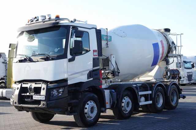 Renault C 430 / 8X4 / BETONOMIESZARKA / GRUSZKA 9M3 / E