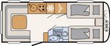 Dethleffs Nomad 510 ER GFK-Dach+Dusche+BigFoot+Bettverbr. - Dethleffs Wohnwagen 510