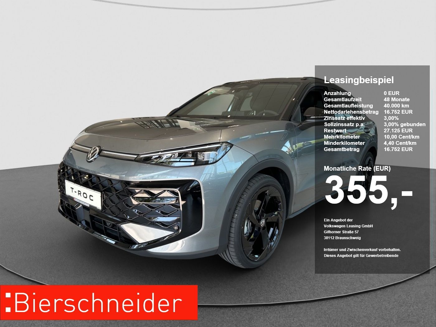 Volkswagen T-Roc 1.5 eTSI DSG R-Line AHK HEADUP KAMERA MATR