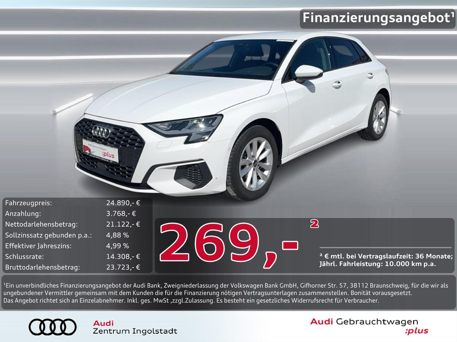 Audi A3 Sportback 35 TFSI ACC NAVI+ PDC+ SHZ Virtual