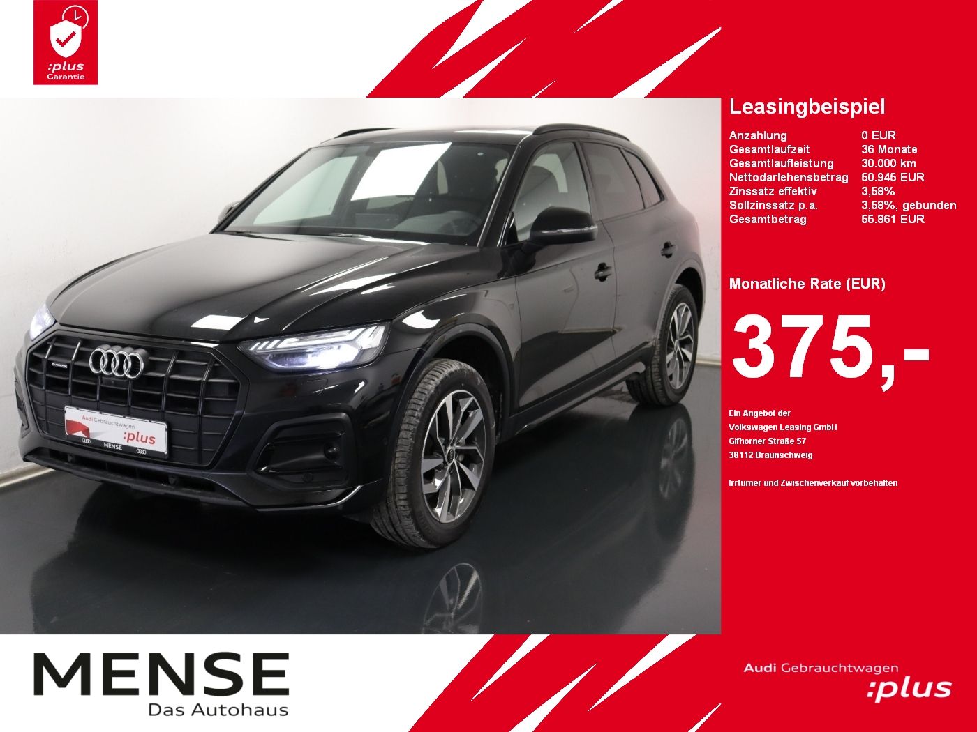 Audi Q5 45 TFSI quattro S tronic advanced Matrix|AHK