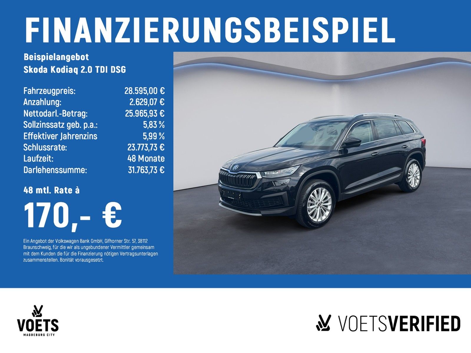 Skoda Kodiaq  2.0 TDI DSG Style AHK+LED+NAVI+ACC+KAM