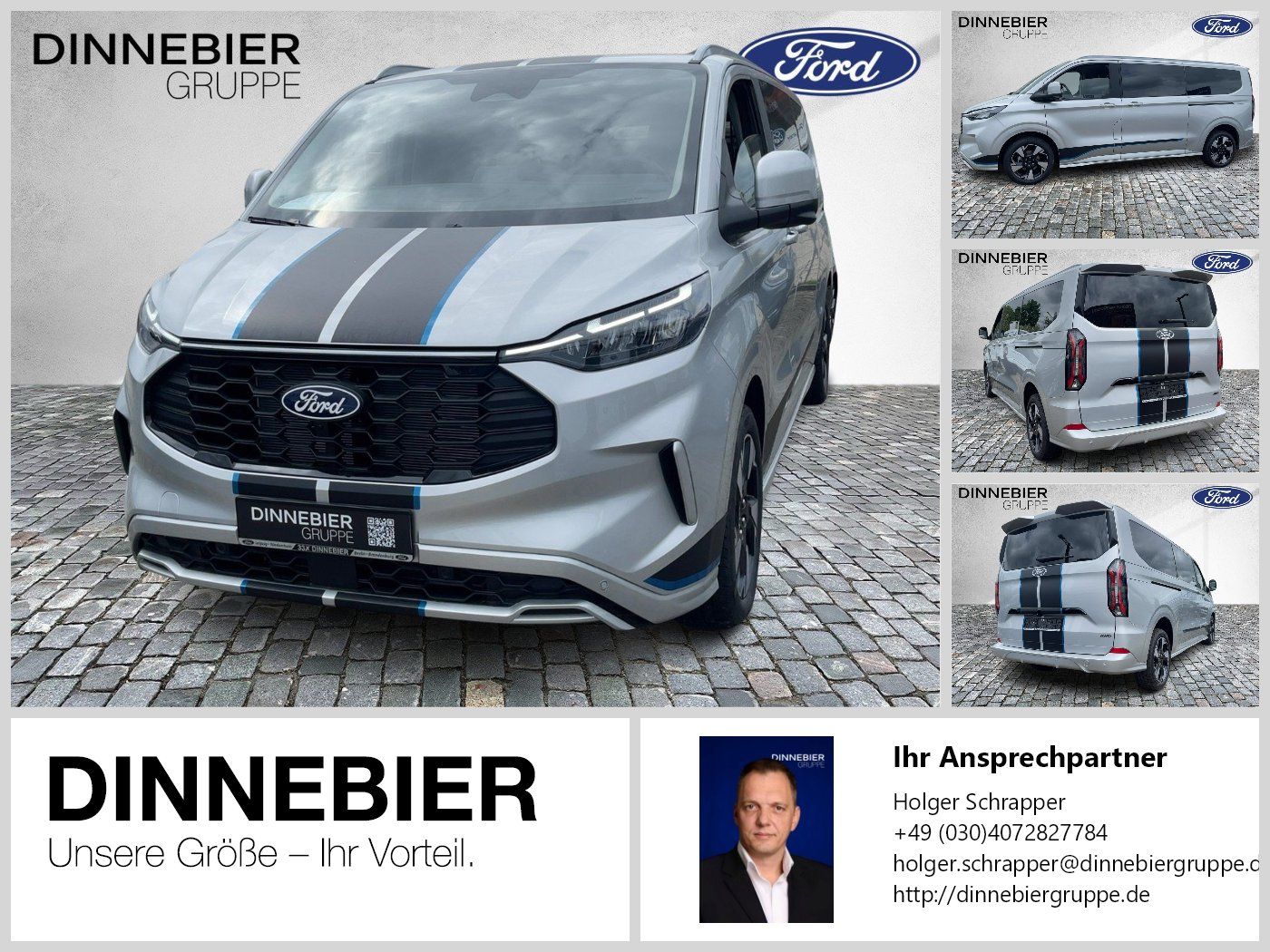 Ford Tourneo Custom Sport 320L2+AWD+360°Cam+TWA+Navi