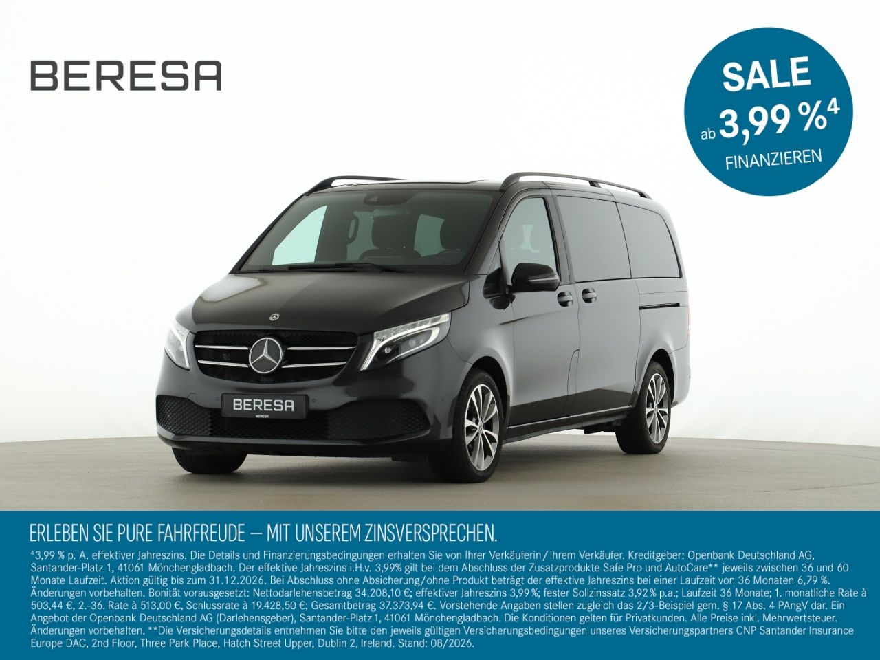 Mercedes-Benz V 250 d Lang AHK Distronic StandHz Kamera Night