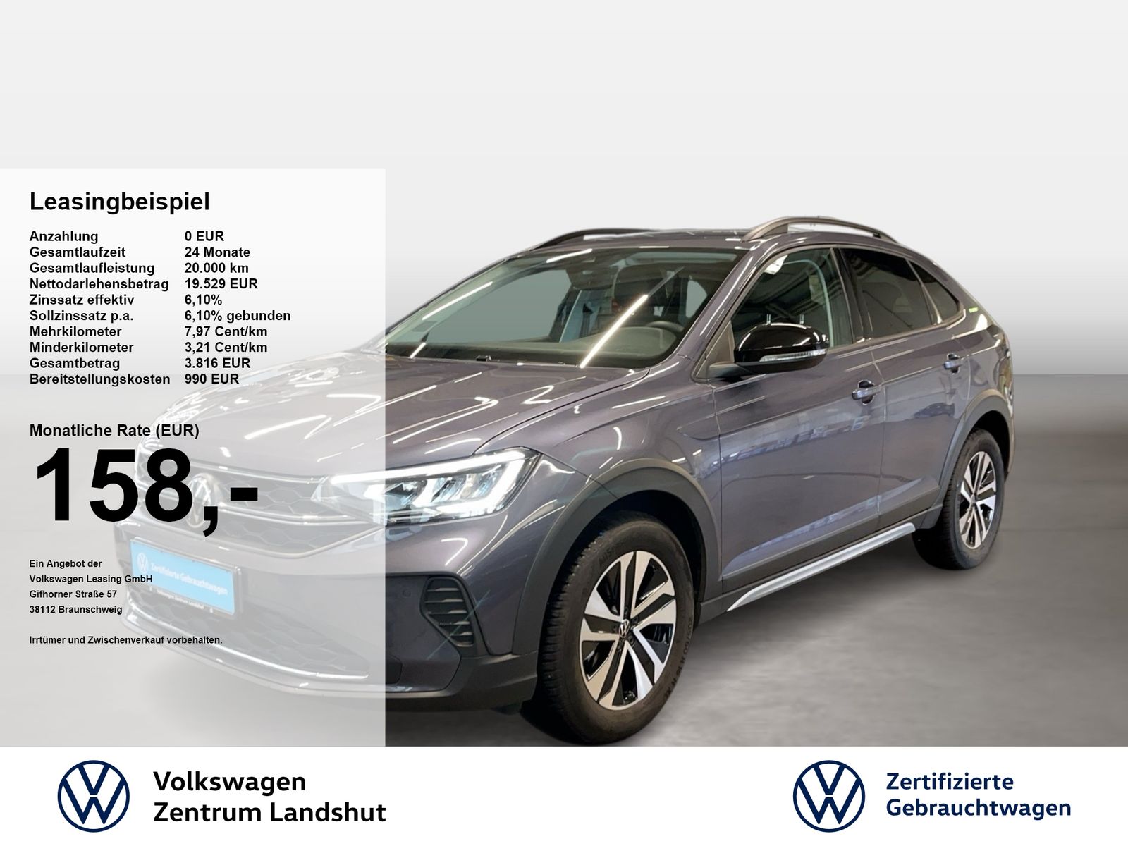 Volkswagen Taigo 1.0 TSI Life Energy 2xKlima ACC Kam. LED