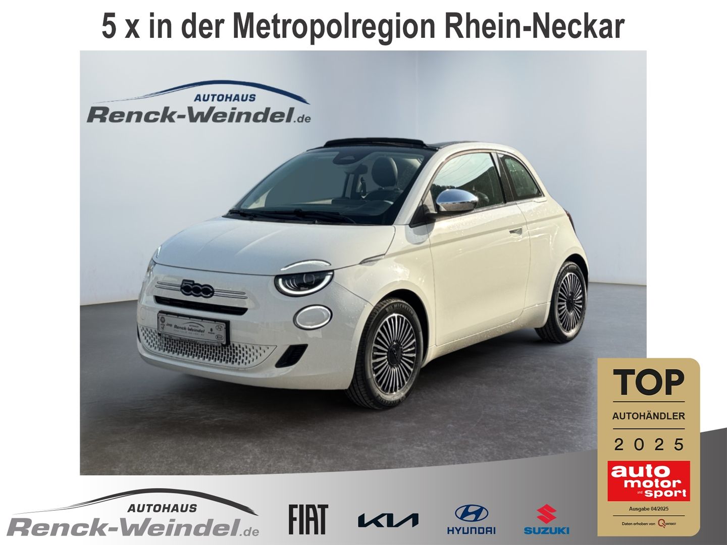 Fiat 500C 1.0 Dolcevita Klimaautom El. Verdeck Faltda