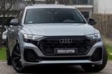 Audi Q8 60 TFSIe SLINE.MATRIX.PANO.LUFTFE.AHK.3100KM! - silberne Audi Q8