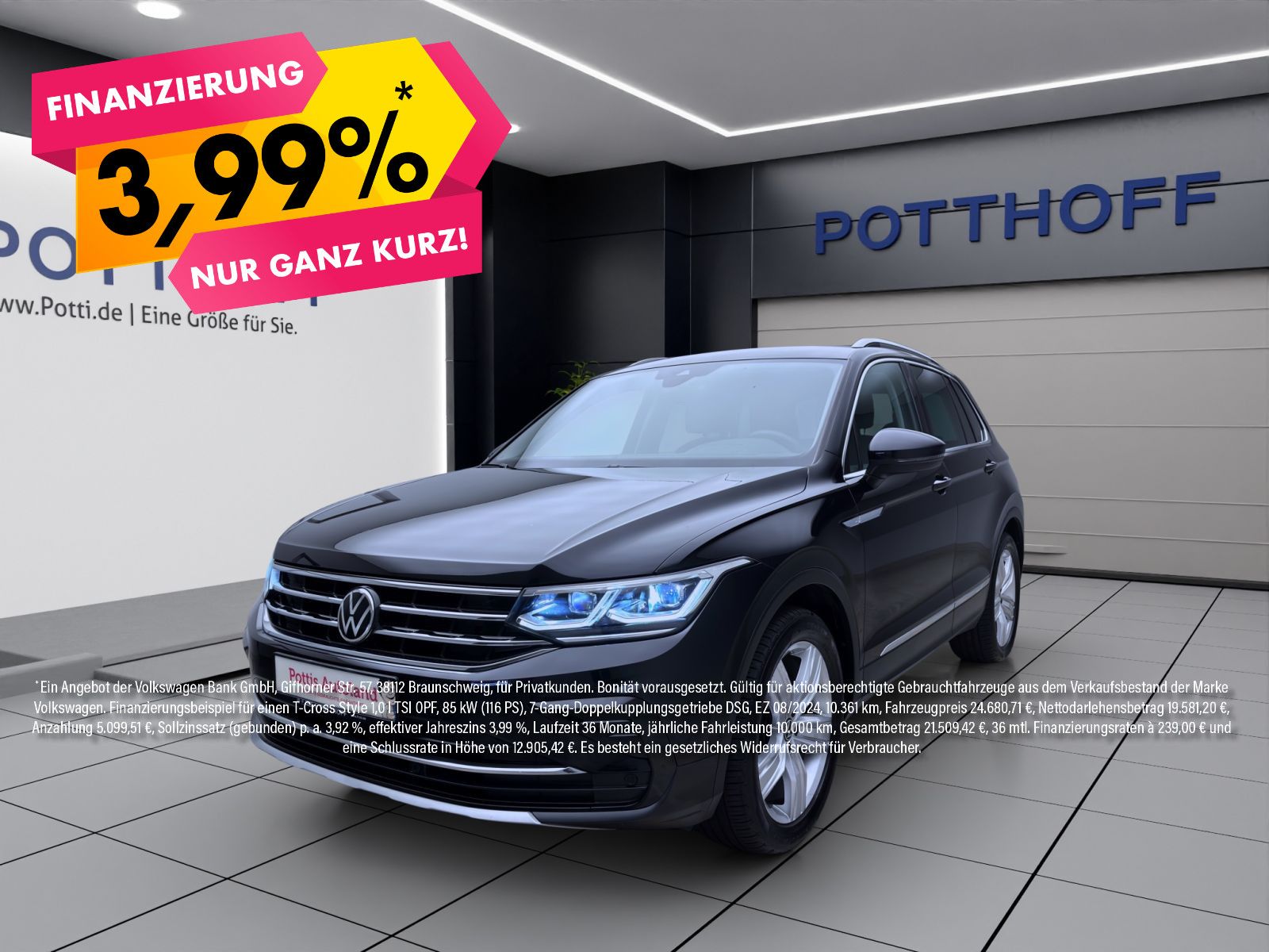 Volkswagen Tiguan 1.5 TSI DSG ELEGANCE STDHZG AHK IQ.LIGHT