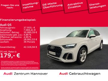 Audi Leasingangebot: Audi Q5 S line 40 TDI quattro AHK virtual Kamera DAB