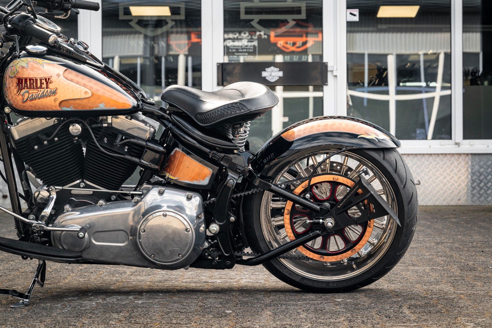 Fahrzeugabbildung Harley-Davidson SOFTAIL CROSS BONES CUSTOM FLSTSB - BIG SPOKE