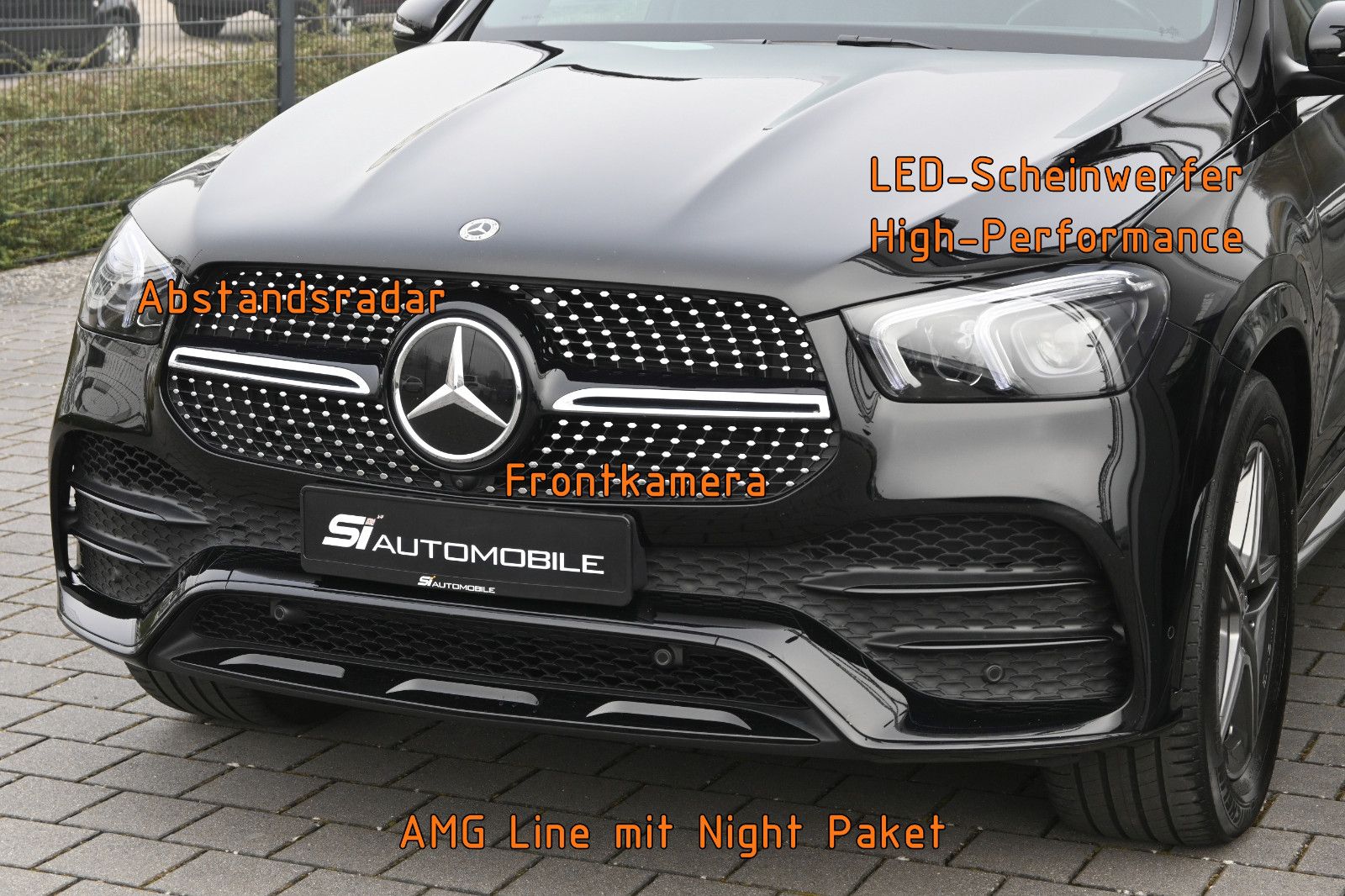 Fahrzeugabbildung Mercedes-Benz GLE 400 d 4MAT. AMG °ACC°AHK°STANDHZ°HUD°NIGHT°