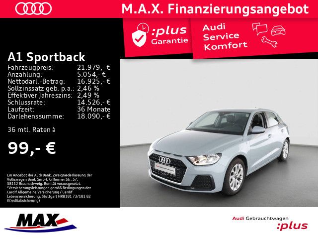 A1 Sportback 25 TFSI ADVANCED APP+VCP+EPH+DAB+