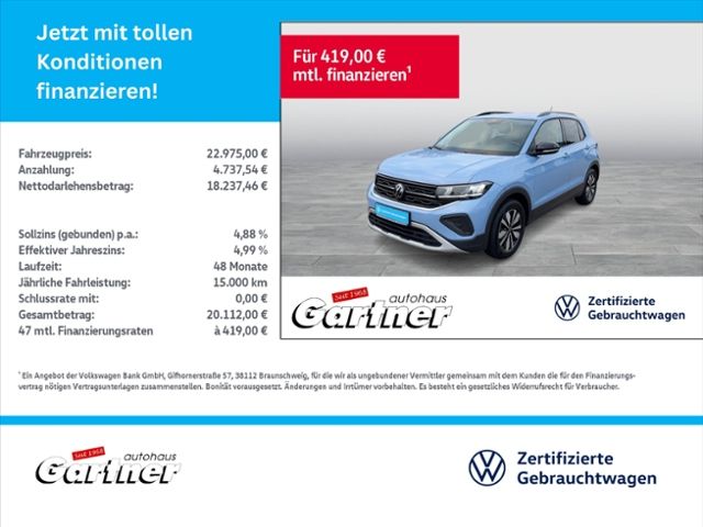 T-Cross GOAL 1.0 TSI REAR VIEW DAB+APP-CON LED A
