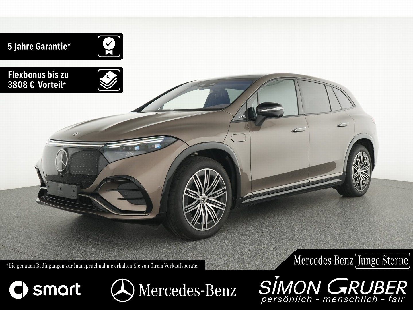 Fahrzeugabbildung Mercedes-Benz EQS 500 4M SUV AMG Sitzklima AHK 7Sitze 118kw