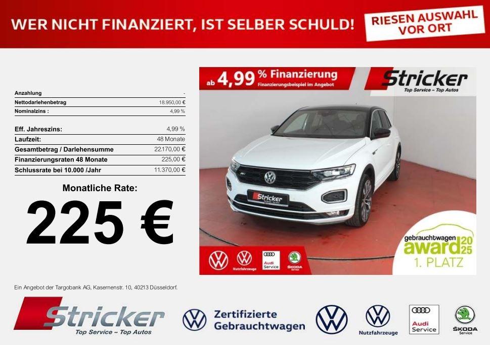 Volkswagen T-Roc R-Line 1.5TSI 225,-ohne Anzahlung Navi AHK