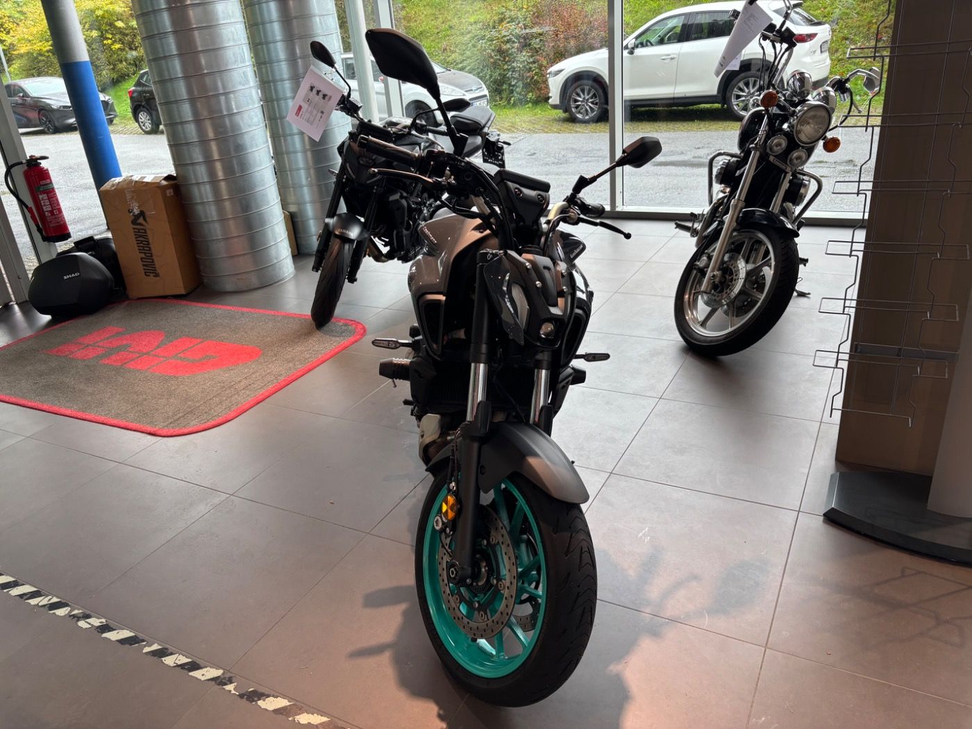 Fahrzeugabbildung Yamaha MT 07 Cyan Storm