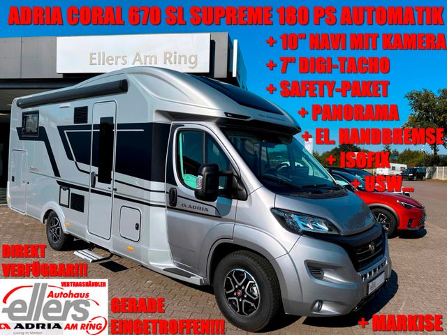 Adria CORAL SUPREME 670 SL AUTO NAVI DIGI-T SAFETY USW